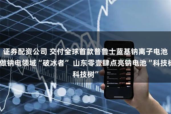 证券配资公司 交付全球首款普鲁士蓝基钠离子电池，做钠电领域“破冰者” 山东零壹肆点亮钠电池“科技树”